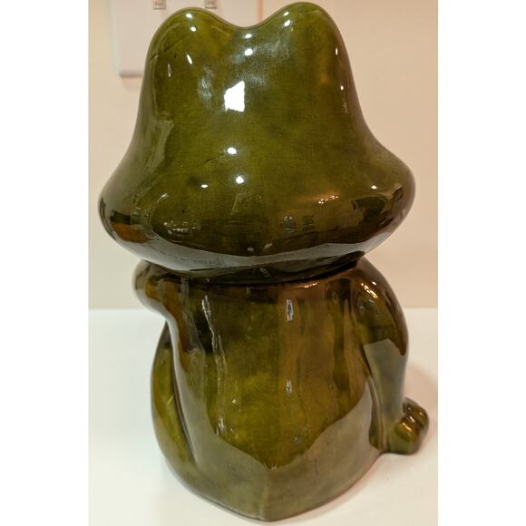 Vintage Neil The Frog Cookie Jar - 1970’s Sears Ceramic Canister 906 USA - Picture 6 of 13